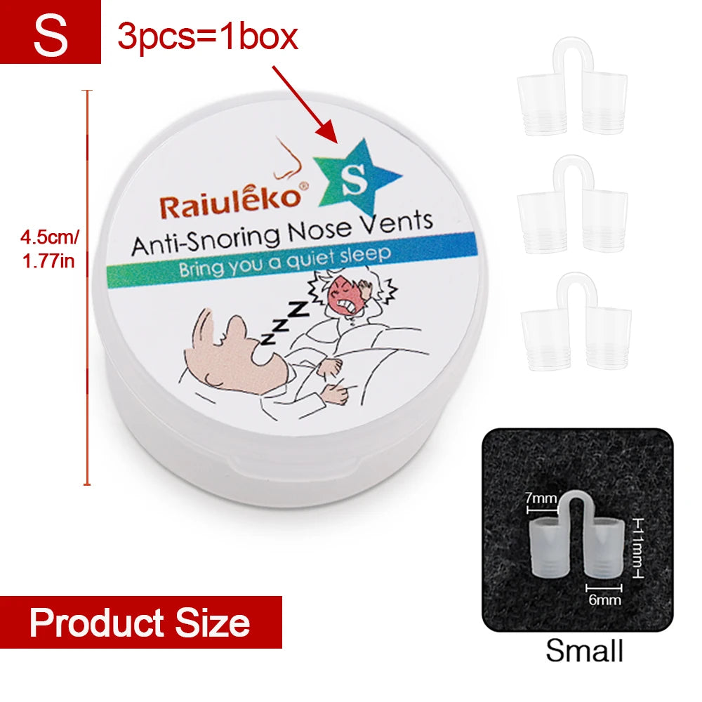 Anti Snoring Nasal Dilator | Nose Clip for Silent Sleep Aid additional angle
