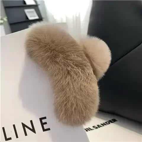Hair Furry Claw Accessories for Women Clip Pinzas Para El Pelo Korean Fashion Headband Clips Pin Pinzas Pelo Hairclip Haarklem