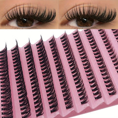 200Pcs Natural Look Cluster Lashes - Mixed Lengths 8-16Mm, Diy Eyelash Extensions For Volume & Long