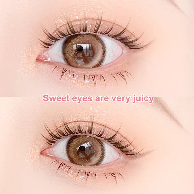 3D Volume Manga Lashes | Natural Look Wispy Fluffy False Eyelashes Pack close-up view
