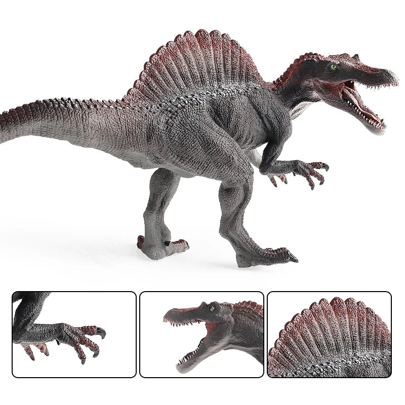 Oenux Jurassic Dinosaurs Action Figures Set | 5 Realistic PVC Models Collection Toy lifestyle view