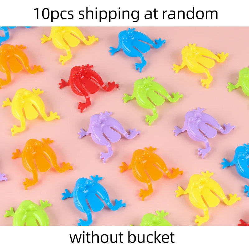 5/10/20 Pcs Jumping Frog Bounce Fidget Toys Antistress Relieve Family Game Kids Birth alternate view