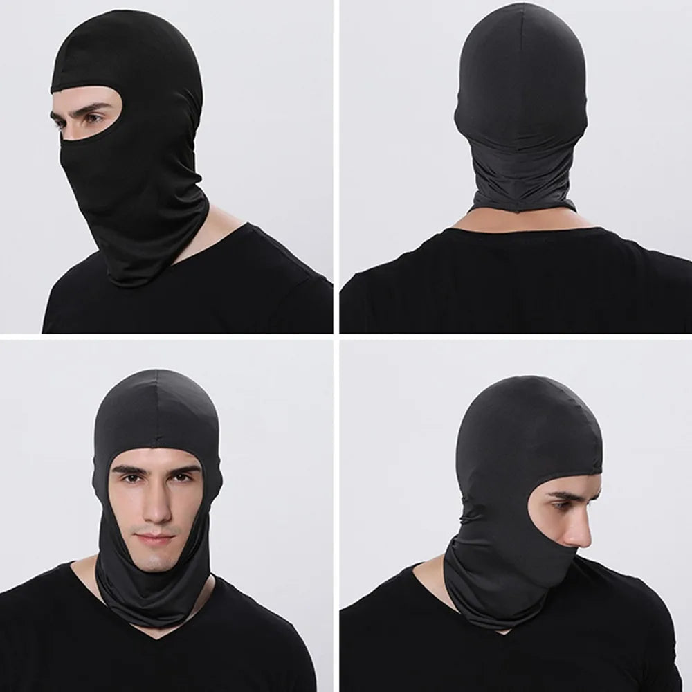 Cool Full Face Cycling Cap Balaclava | UV Protection and Quick-Dry for Men detail view