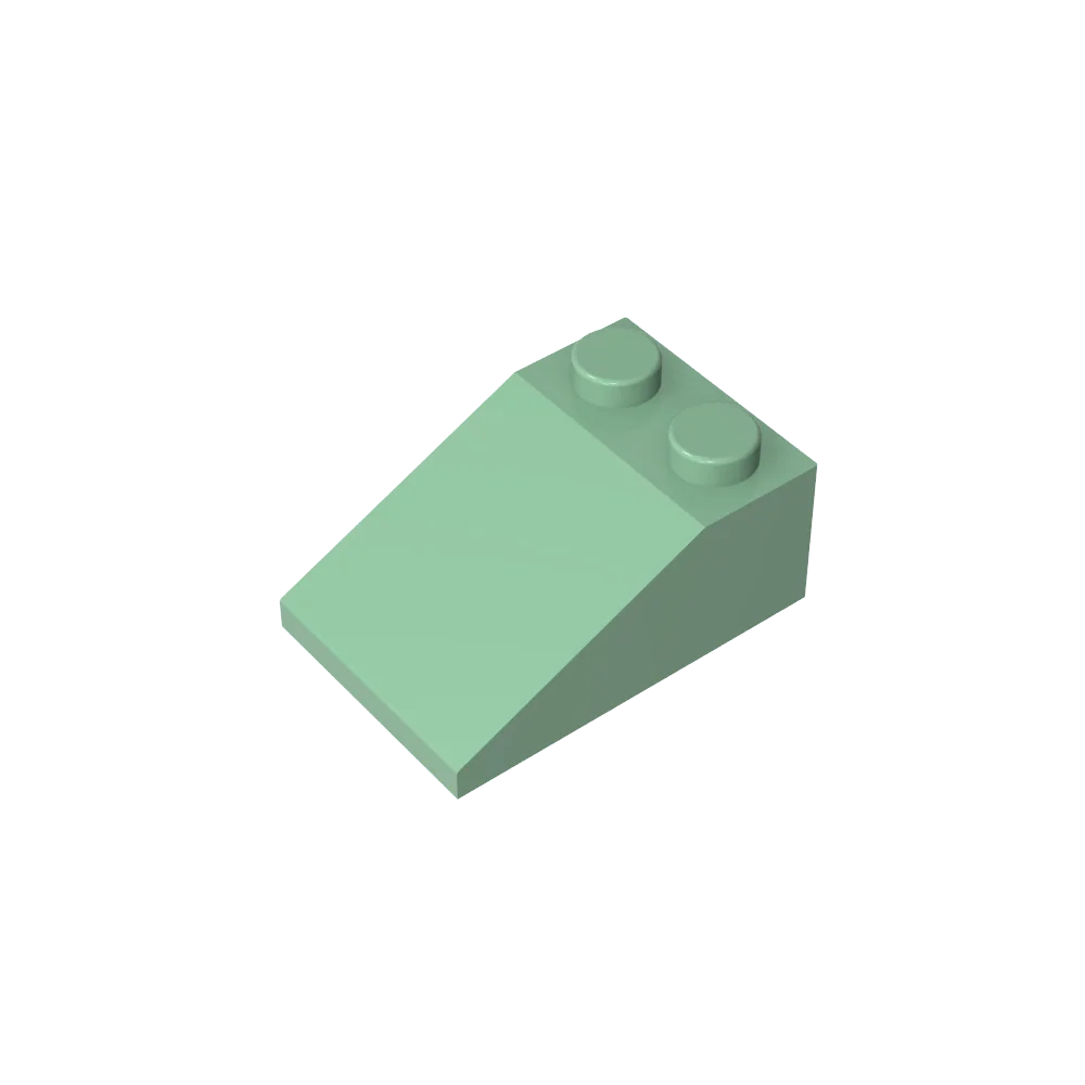 Gobricks Slope 33° 3 x 2 Building Block | Compatible with Lego 3298 close-up view