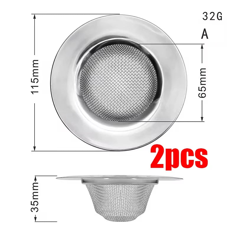 Kitchen Sink Strainer | Stainless Steel Mesh Drain Filter for Sink and Bathroom detail view