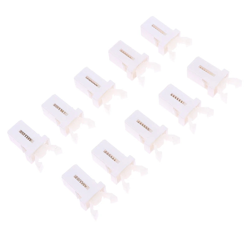 Trash Can Self-Locking Latch 10 Pcs Black White detail view
