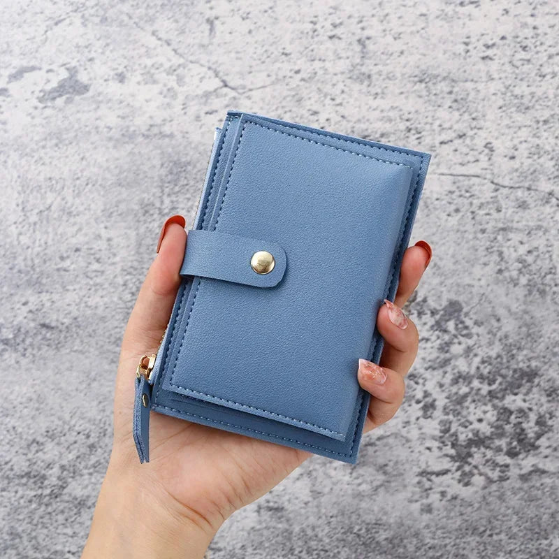 Ultra-Thin PU Wallet for Women | Simple Student Coin Purse lifestyle view