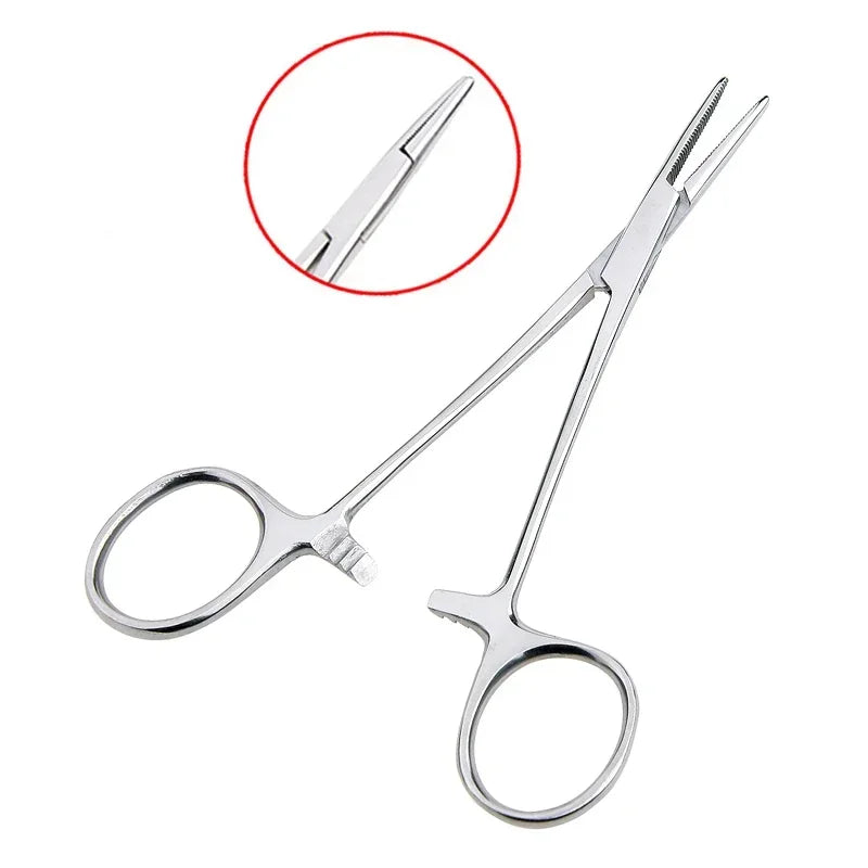 Stainless Steel Hemostatic Forceps | Multi-Purpose Surgical Clips and Mosquito Pliers alternate view