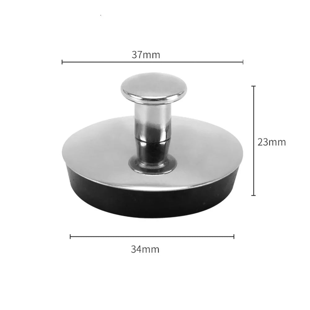 Universal Stainless Steel Sink Plug Drain Stopper | Fits 33-35mm, 43-44mm, 54-55mm Drain detail view