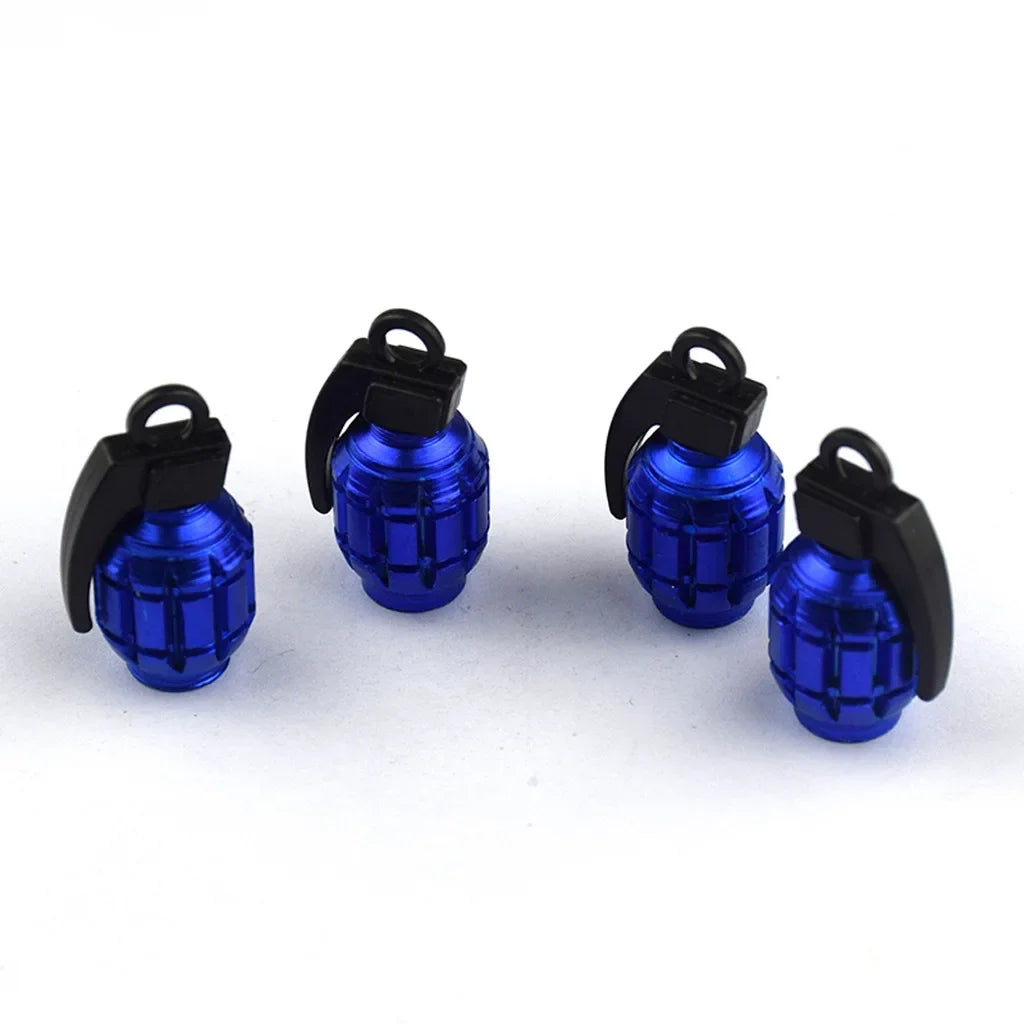 Aluminum Alloy Valve Stem Caps 4 Pack
