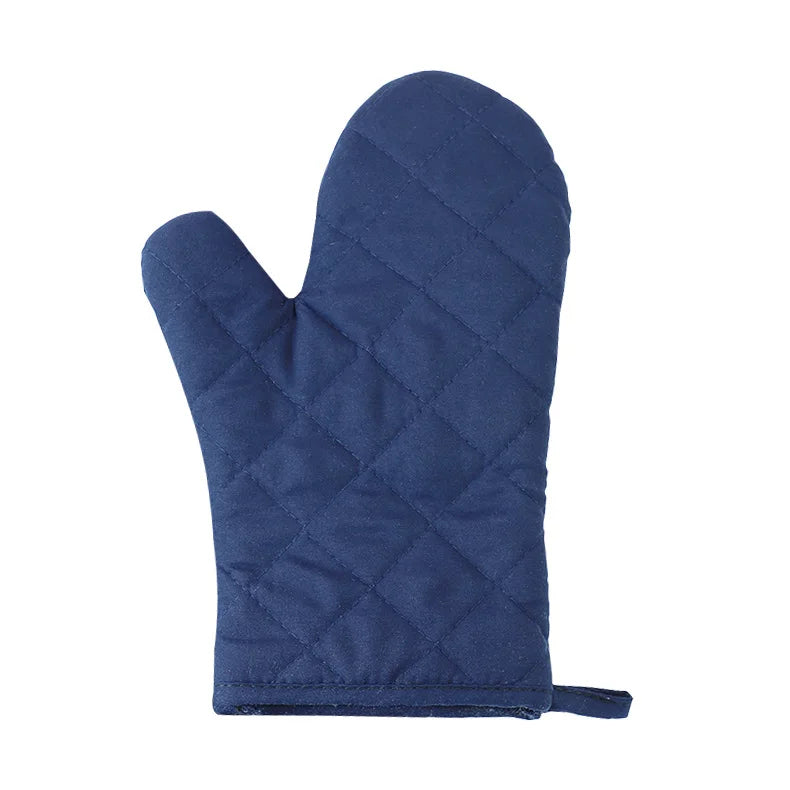 Non Slip Heat Proof Oven Glove | Polyester Cotton Microwave Protector for Baking and BBQ detail view