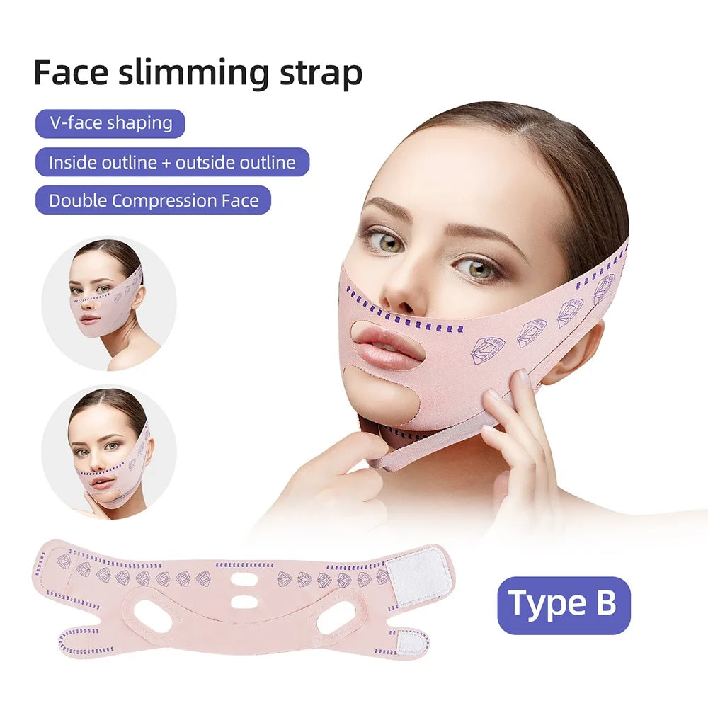 Women Face Slimming Bandage | V Line Lifting Strap for Cheek and Chin Lift alternate view