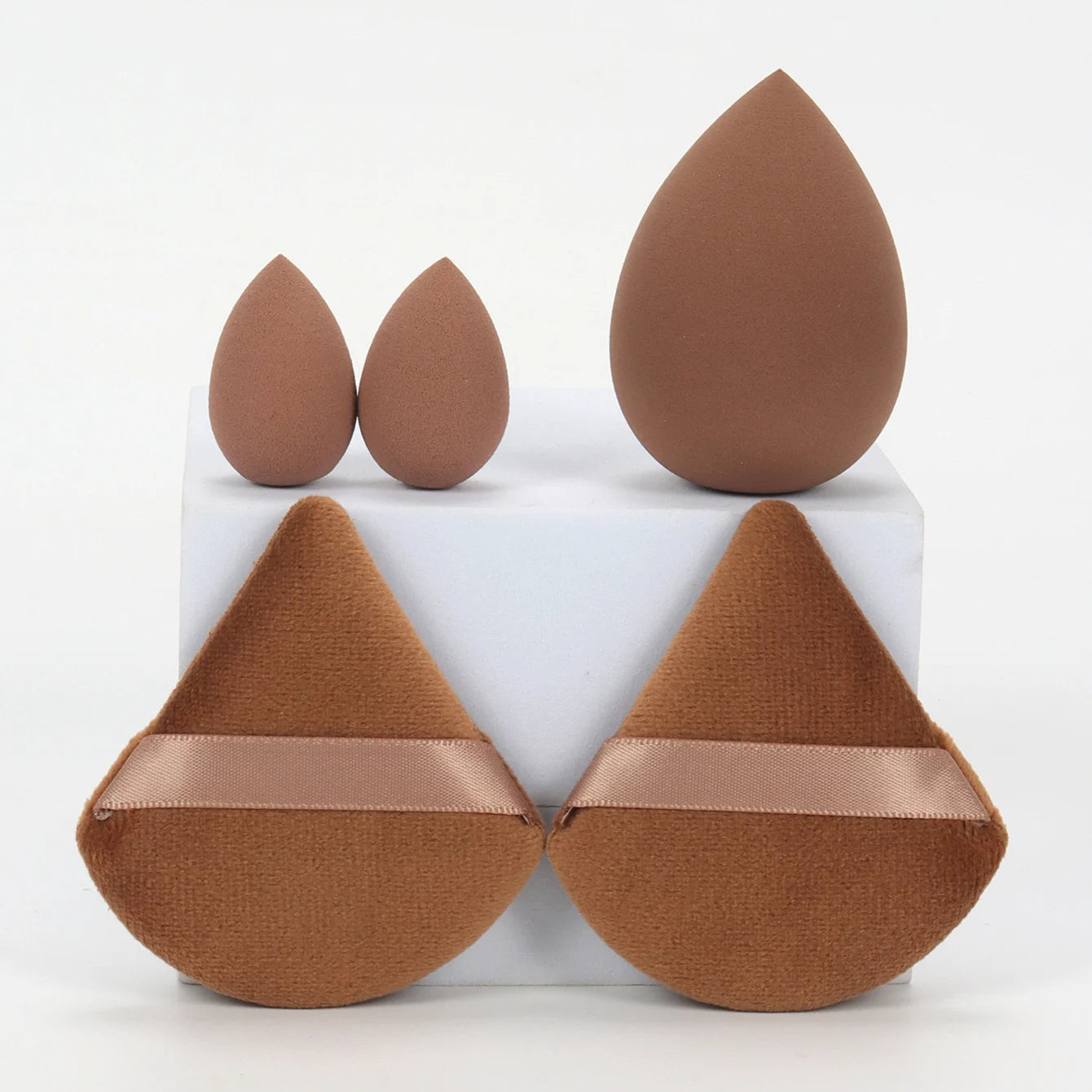 5Pcs Professional Makeup Sponge Set | Soft Polyurethane Foundation Blenders for Flawless detail view