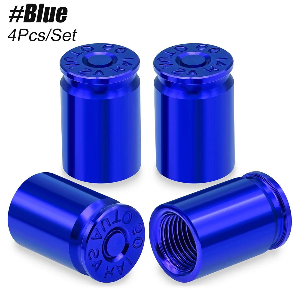 4PCS Tire Valve Stem Caps Leak Proof Universal Car Stem Covers detail view