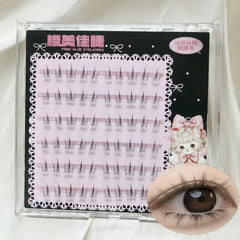 No Glue Sunflower Style False Eyelashes | Natural Lower Lash Clusters alternate view