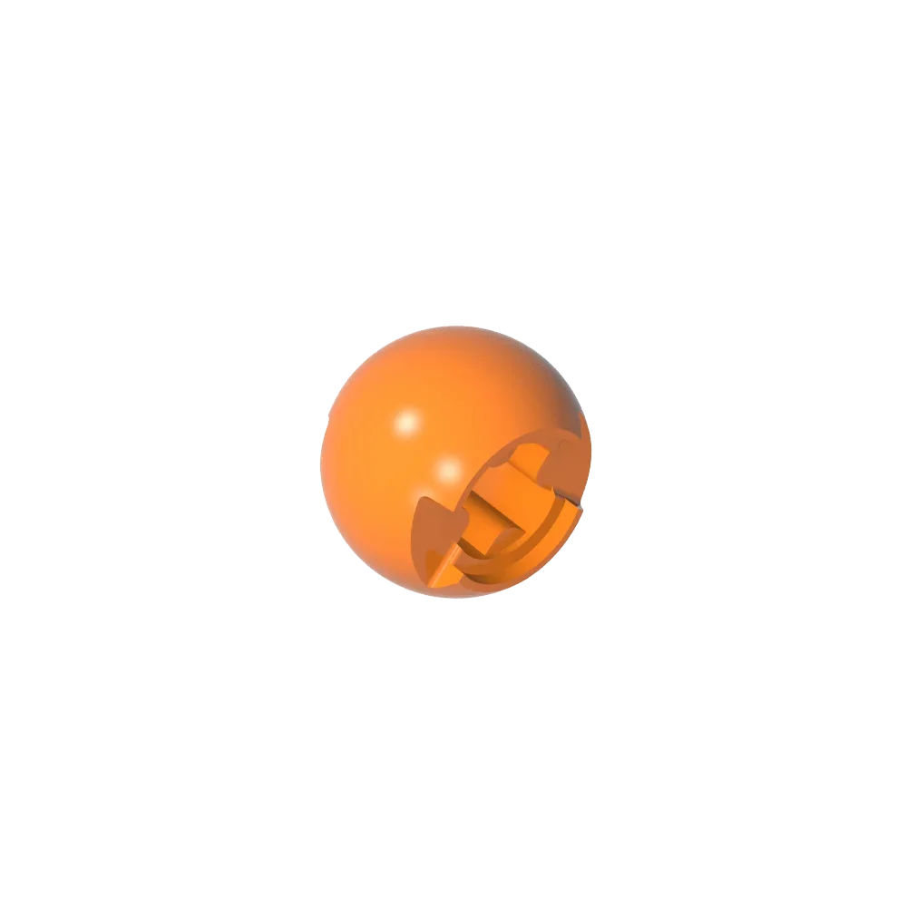 Gobricks GDS-1056 Technical Ball Joint with Through Axle Hole | Compatible Building Bl close-up view