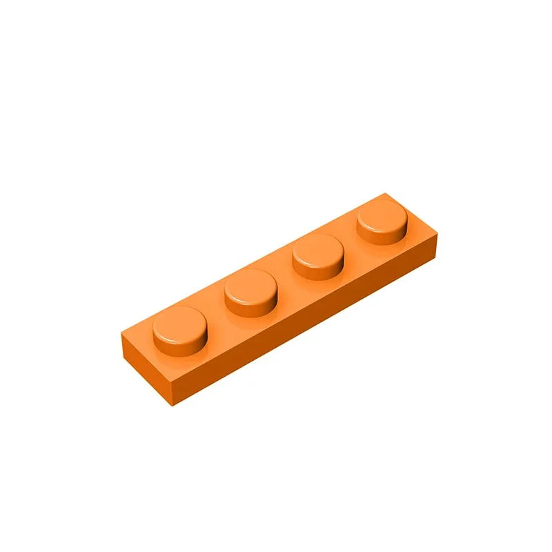 Gobricks GDS-504 Plate 1 x 4 | Compatible Building Block Pieces alternate view