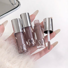 SHAQINUO Water Light Mirror Lip Gloss | Long-Lasting Moisturizing Lip Oil with Pearlesce detail view