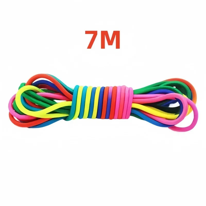 Super Elastic Jump Rope | Adjustable Rubber Jump Rope Strap for Kids and Group Play detail view