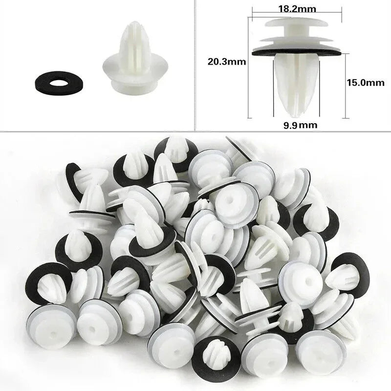 Car Door Panel Clip Universal Auto Bumper Mudguard Automotive Fastener Clip Auto Body Push Retainer Pin Rivet Car Accessorie