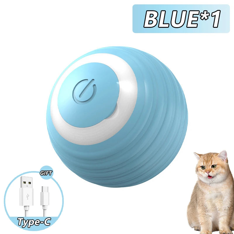 Interactive Cat Ball | Automatic Rolling Toy with Motion Sensors detail view