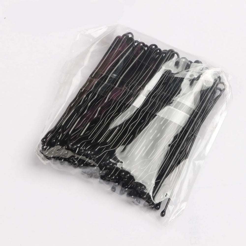 50/ PCs Women Gold Hair Clip Hairpin Hairstyle Styling Tool Hairgrip U Shape Barrette alternate view