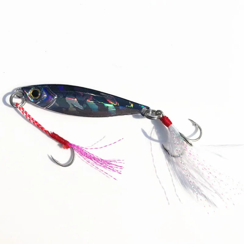 Shore Cast Fishing Lure Slow Shaking Jigbait 7g/10g/15g/20g/25g/30g/40g/60g Jig Artifi close-up view