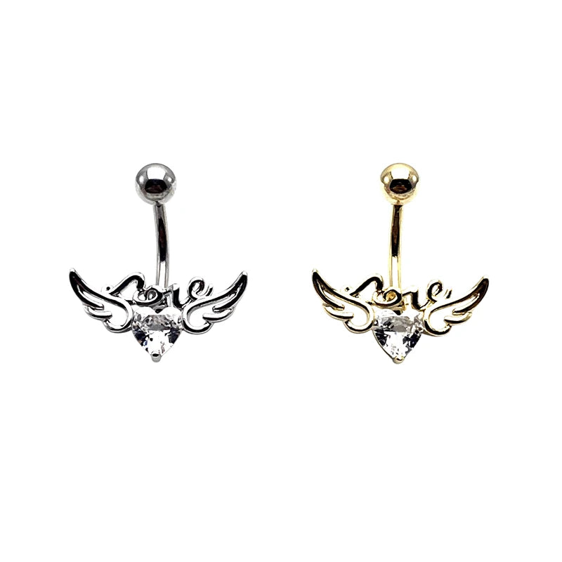 Fashion Sexy Piercing Navel Nail For Women Girls Body Jewelry Stainless Steel Belly B lifestyle view