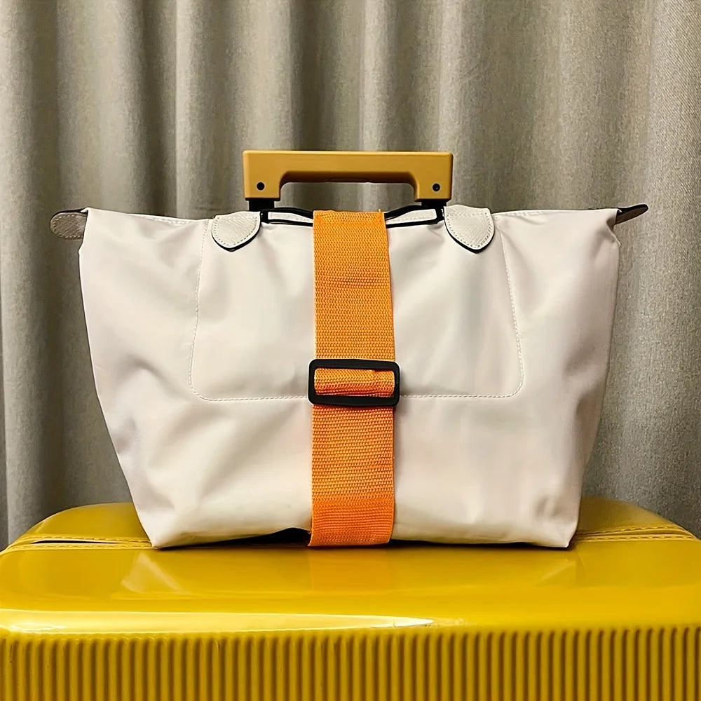 Luggage Elastic Strap, Versatile Reusable Strap, Travel Simple Suitcase Accessories lifestyle view