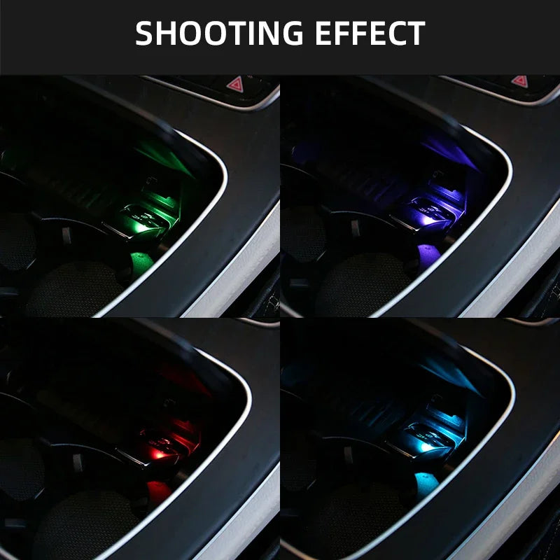 Mini USB LED Night Light | Car Interior Atmosphere Lamp with Eye Protection additional angle