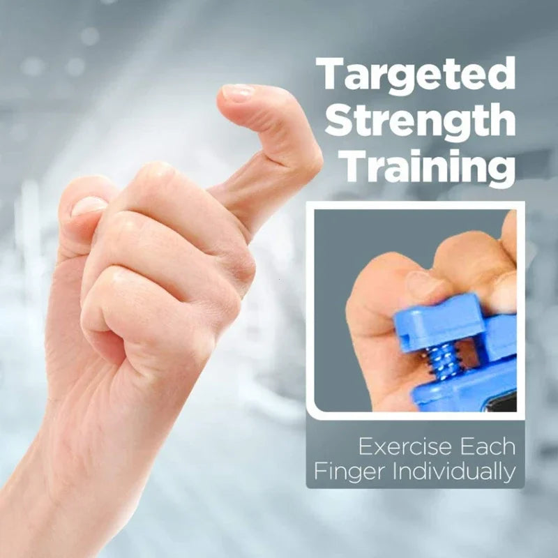 Finger Strengthener Exerciser | Hand Grip Tool for Musicians and Climbers detail view