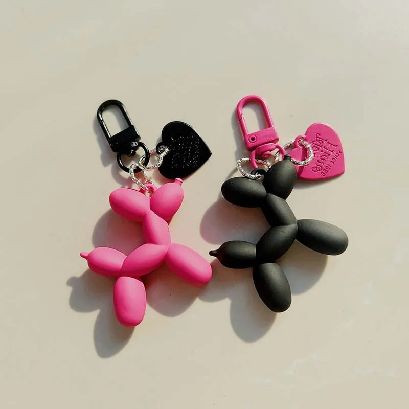 Jelly Cute Jelly Balloon Dog Keychain Pendant Cartoon Dog Chain Keychain - Lovely Acc alternate view