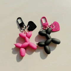 Jelly Cute Jelly Balloon Dog Keychain Pendant Cartoon Dog Chain Keychain - Lovely Acc alternate view