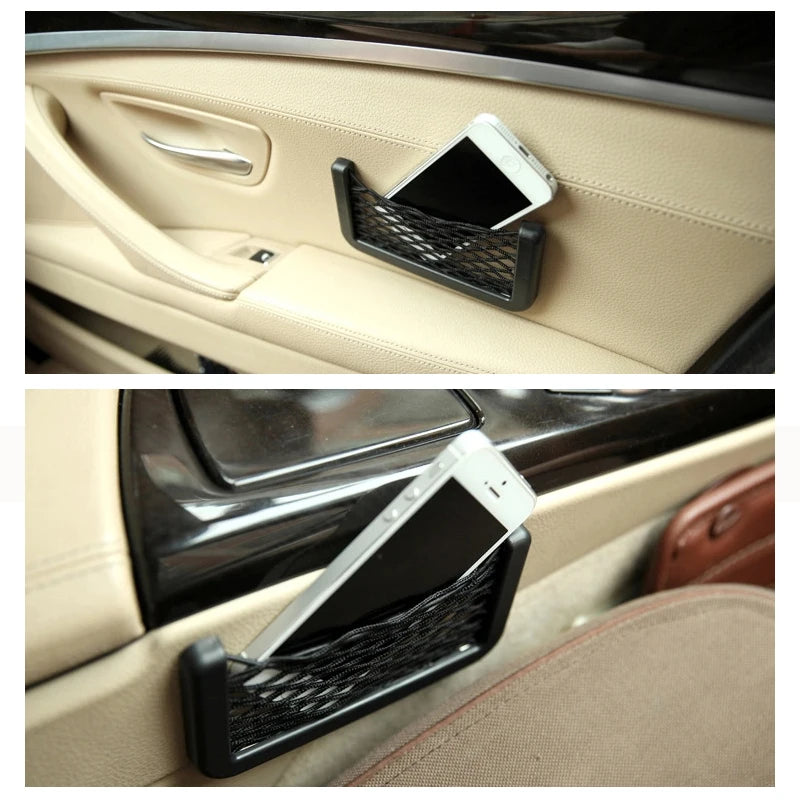 Car Seat Back Mesh Storage Organizer Pocket | Small And Big lifestyle view