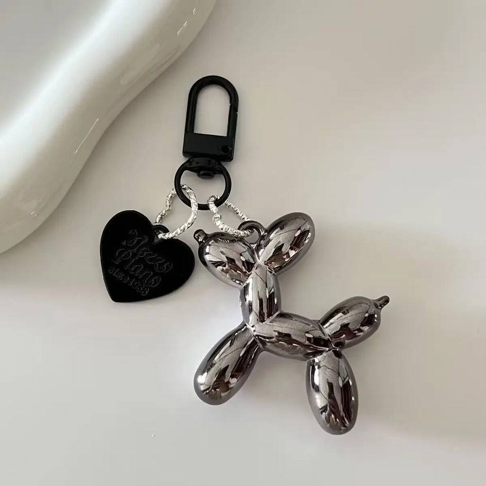 Jelly Cute Jelly Balloon Dog Keychain Pendant Cartoon Dog Chain Keychain - Lovely Acc alternate view