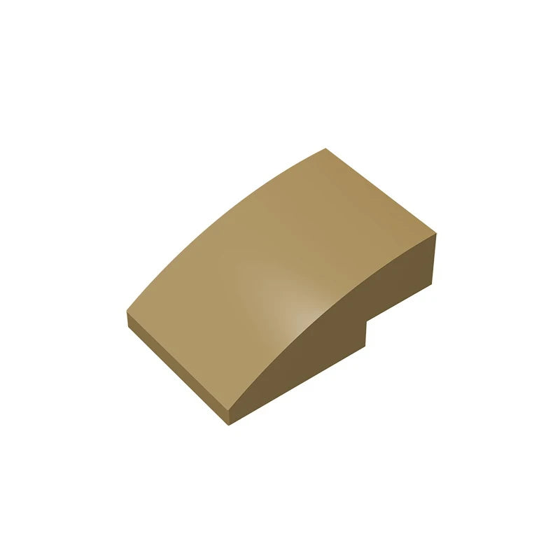 Gobricks GDS-1123 Slope, Curved 3 x 2 Building Block | Compatible with Lego 24309 detail view