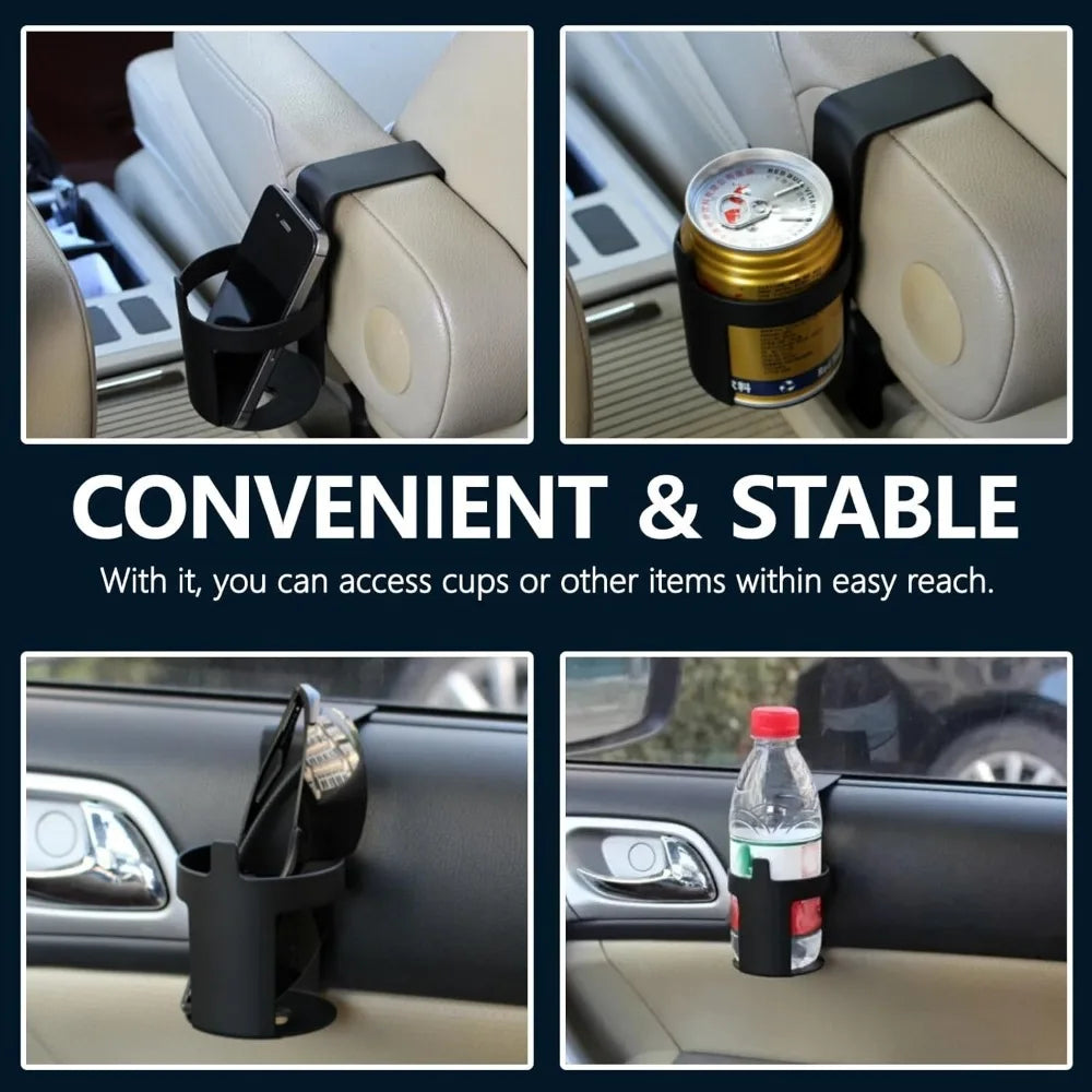 Car Cup Holder Bottle Stand for Drink Bottles, Water Cups and Cans