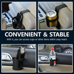 Car Cup Holder Bottle Stand for Drink Bottles, Water Cups and Cans