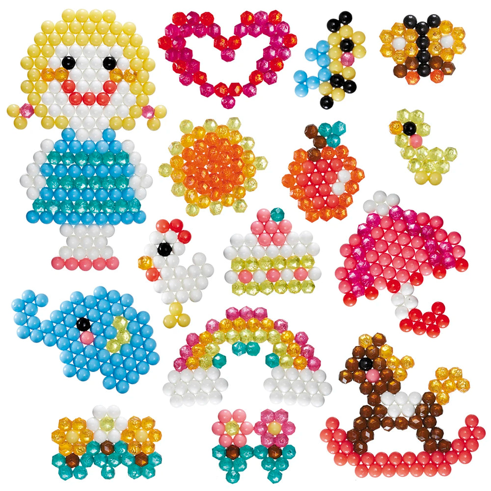 300PCS/Set Jewel Beads 3D Puzzle Toys for Children 6 Colors Refill Pack Water Stick additional angle