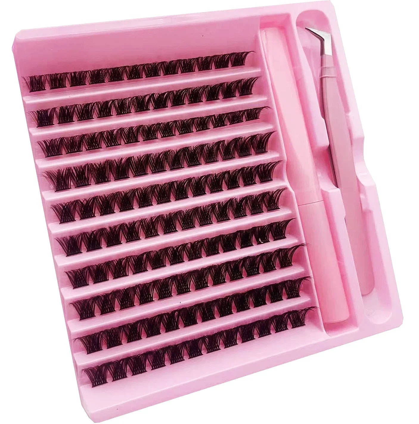 DIY Cluster Lashes 120pcs | Natural PBT Material 2-in-1 Set alternate view