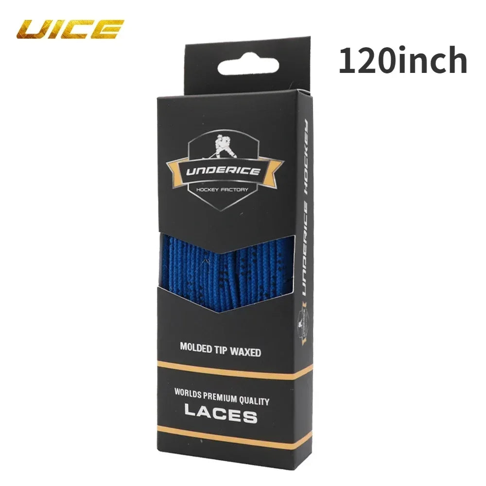 UICE Ice Hockey Shoelaces Box-Packed Ice Hockey Skate Laces 84/96/108/120in Dual Laye lifestyle view