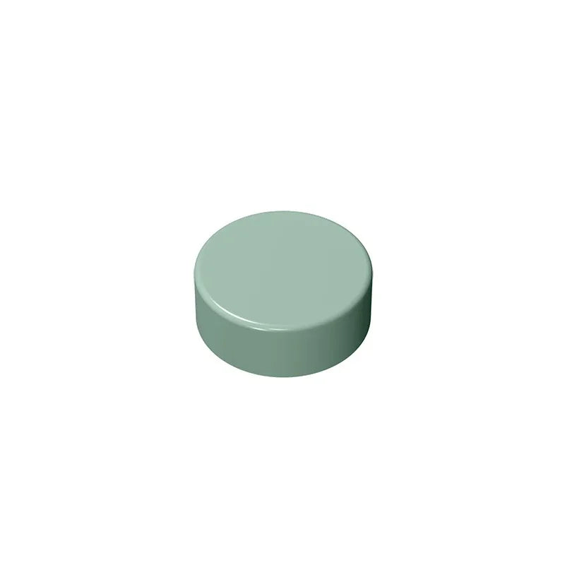 Gobricks GDS-612 Flat Tile 1x1 Round | Compatible Building Block alternate view