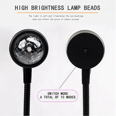 Voice Control Starry Sky Night Light | USB Powered Galaxy Projector close-up view