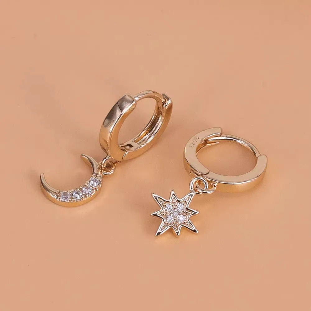 VENTFILLE 925 Sterling Silver Hot Sale Korean Feather Earrings Simple Temperament Exq lifestyle view