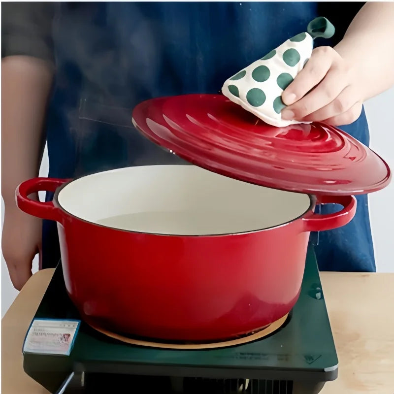 Triangle Pot Handle Cover | Non Slip Heat Insulation Glove for Pots and Pans lifestyle view