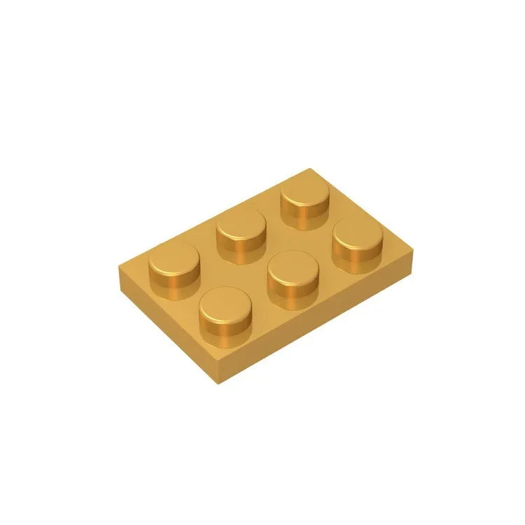 Gobricks GDS-510 Plate 2 x 3 | Compatible Building Block for DIY Projects additional angle