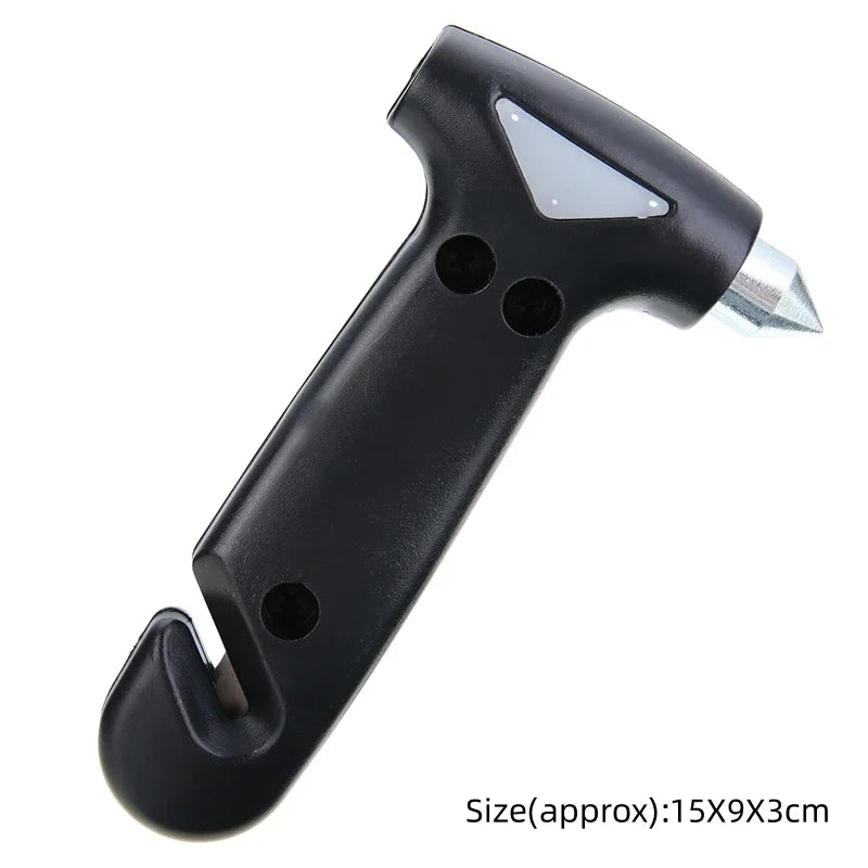 Mini Emergency Car Hammer | Window Breaker and Seatbelt Cutter lifestyle view