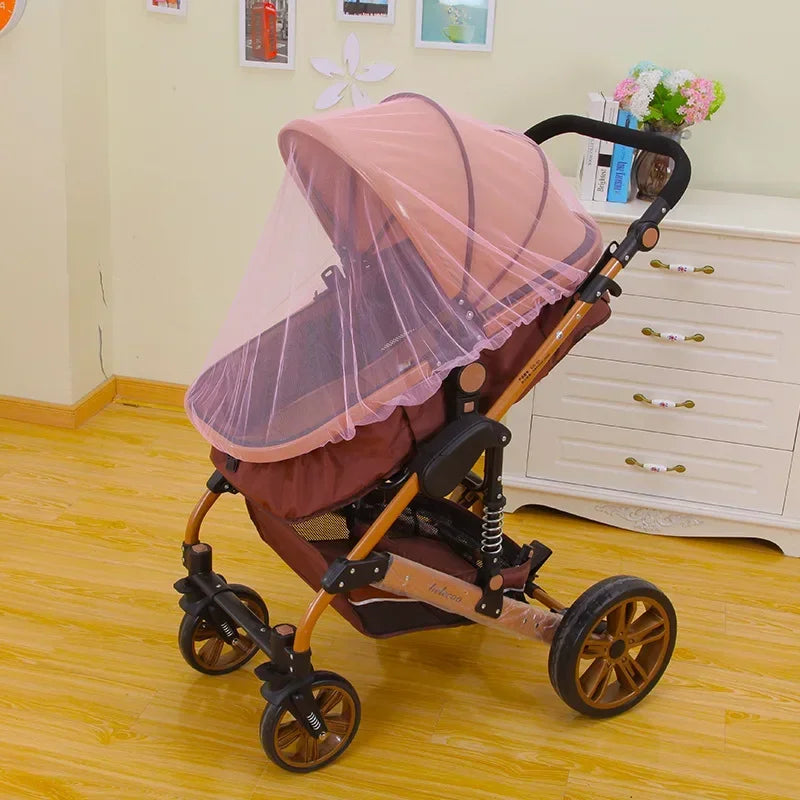 Baby Stroller Mosquito Net | Universal Pushchair Insect Shield Cover close-up view