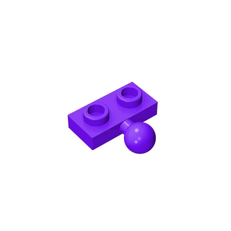 Plate, Modified 1 x 2 with Tow Ball on Side | Gobricks Building Block alternate view