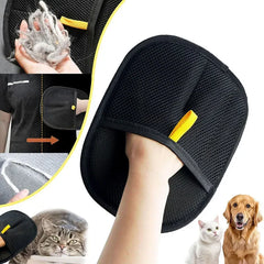 Pet Hair Removal Tools Reusable Gloves Pet Double Sided Beauty Gloves Carpet Removal Pet Fur Hair Pe